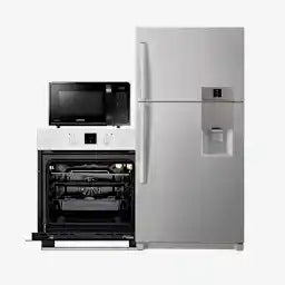 Cleaning the entire set of kitchen appliances